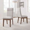 Kaelyn Brown and Grey Dining Chair, 2-pack
