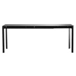 Mobital Host 149.9 cm (59 in.) Extendable Dining Table with Grey Glass Top