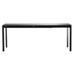 Mobital Host 149.9 cm (59 in.) Extendable Dining Table with Grey Glass Top