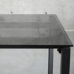 Mobital Host 149.9 cm (59 in.) Extendable Dining Table with Grey Glass Top