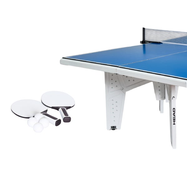 HEAD Easy Setup Outdoor Table Tennis Table Bundle