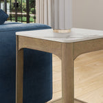Loxley Rowe Mindi Stone Top End Table
