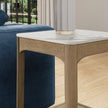 Loxley Rowe Mindi Stone Top End Table