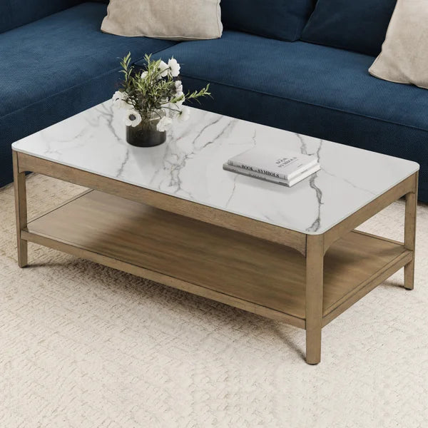 Loxley Rowe Mindi Stone Top Coffee Table