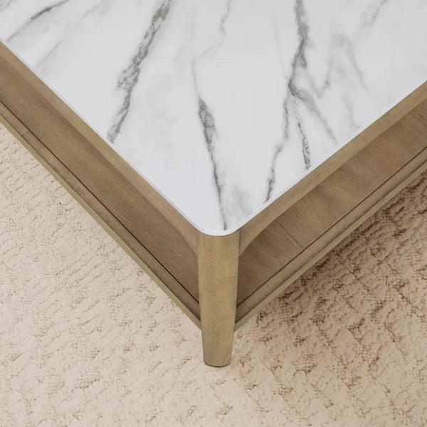 Loxley Rowe Mindi Stone Top Coffee Table