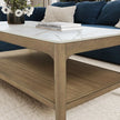 Loxley Rowe Mindi Stone Top Coffee Table