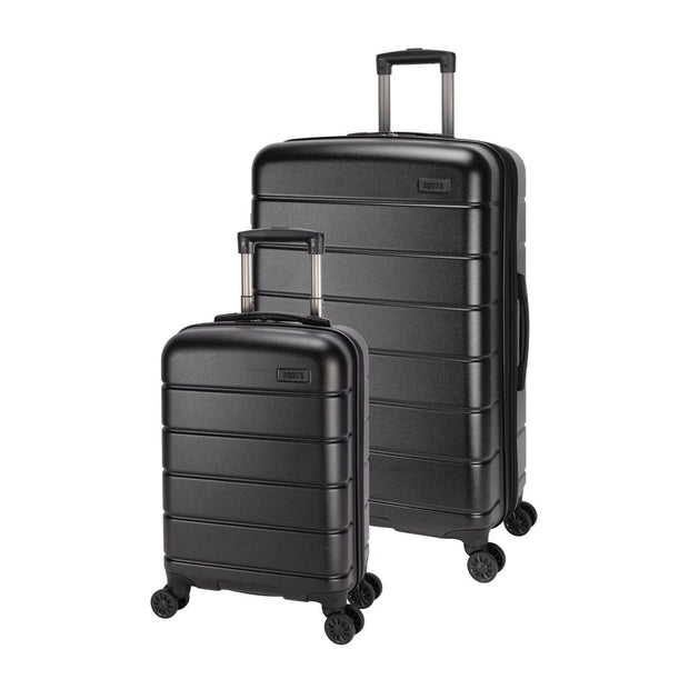 Roots Territory 2-piece Hardside Luggage Set - Black