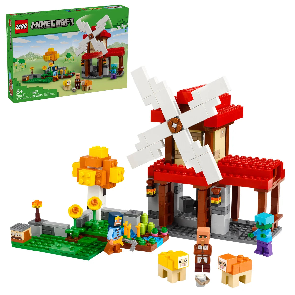 LEGO Minecraft The Windmill Farm Buildable Video Game Toy