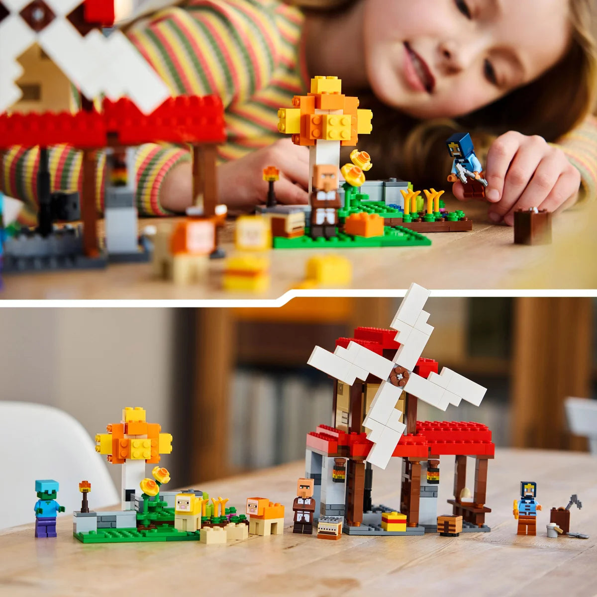 LEGO Minecraft The Windmill Farm Buildable Video Game Toy