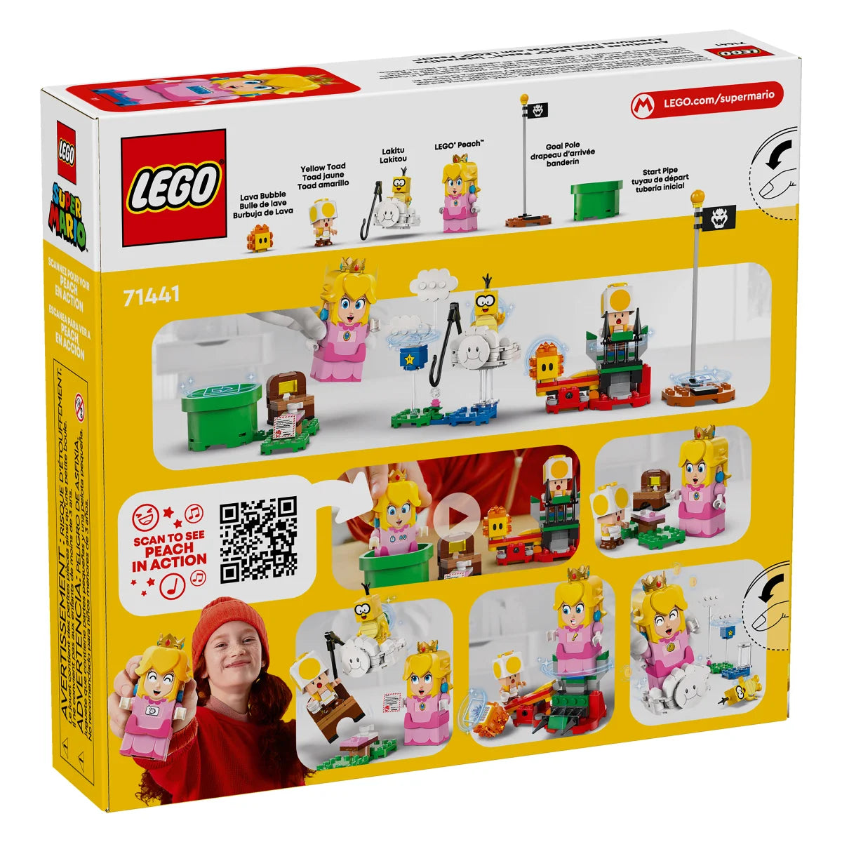 LEGO Super Mario Adventures with Interactive LEGO Peach Princess Toy