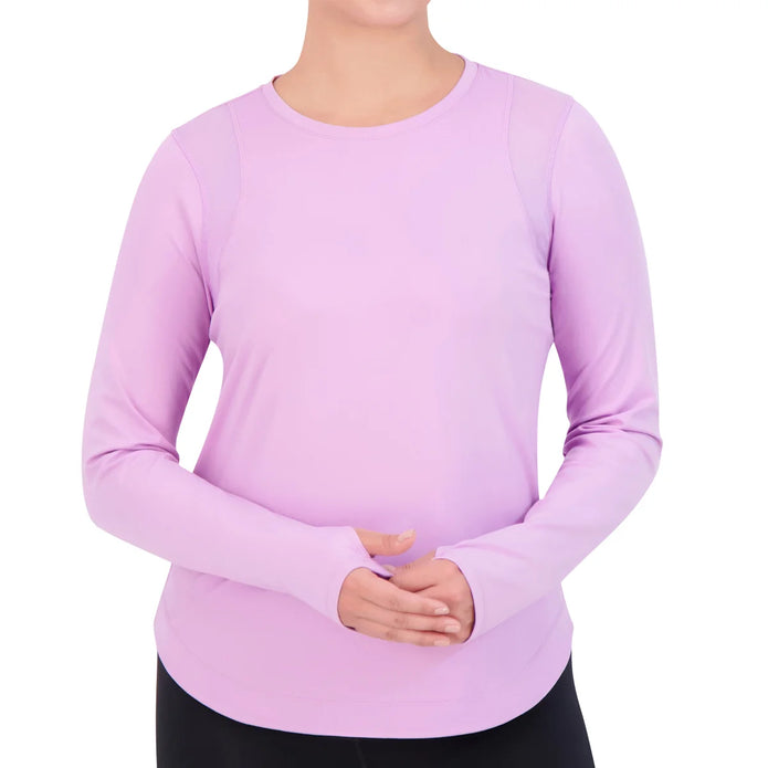 SAGE Collective Women's Mesh Long Sleeve Active Top