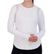SAGE Collective Women's Mesh Long Sleeve Active Top