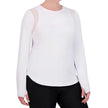 SAGE Collective Women's Mesh Long Sleeve Active Top