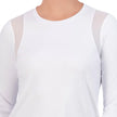 SAGE Collective Women's Mesh Long Sleeve Active Top