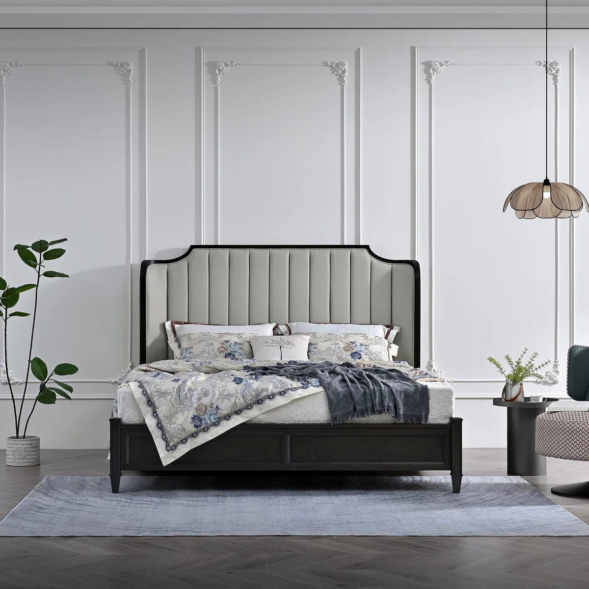 Moran Home Monarch Top Grain Leather Bed