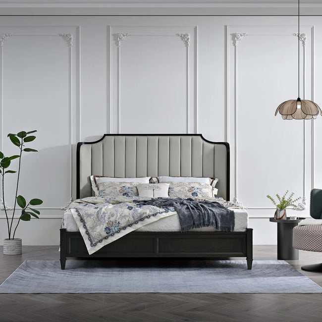 Moran Home Monarch Top Grain Leather Bed