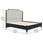 Moran Home Monarch Top Grain Leather Bed