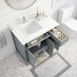 Studio Bathe Thomson Vanity with Power Bar, Oxford Grey