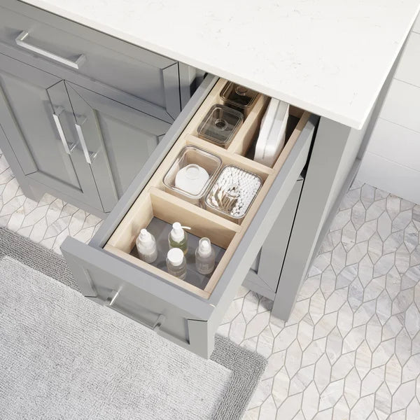 Studio Bathe Thomson Vanity with Power Bar, Oxford Grey