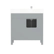 Studio Bathe Thomson Vanity with Power Bar, Oxford Grey