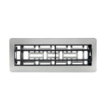Manor House Brushed Nickel Low Profile Floor Registers, 4-pack