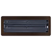 Manor House Rubbed Bronze Low Profile Floor Registers, 4-pack