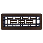 Manor House Rubbed Bronze Low Profile Floor Registers, 4-pack
