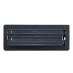 Manor House Black Low Profile Scroll Design Floor Registers, 4-pack