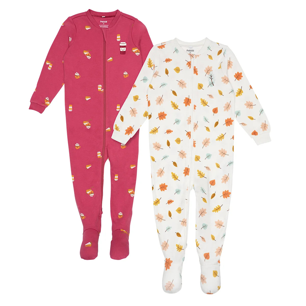 Pekkle Toddler Organic Cotton Sleeper, 2-pack