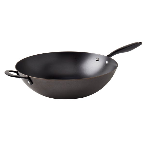 INFUSE Nitro Cast Iron Lite Wok, 35 cm (14 in.)