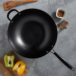 INFUSE Nitro Cast Iron Lite Wok, 35 cm (14 in.)