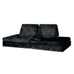 Huddle Kid's Modular Foam Couch, Black