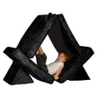 Huddle Kid's Modular Foam Couch, Black