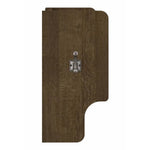 Bush Furniture Woodland Wall Mounted Coat Rack with Shelf