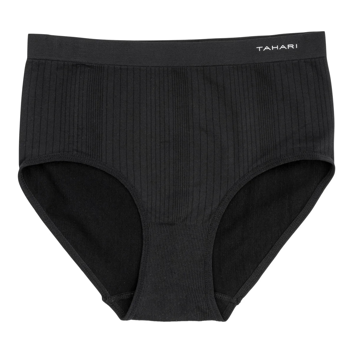 Tahari Women's Seamless Ribbed High Waisted Briefs, 5-pack