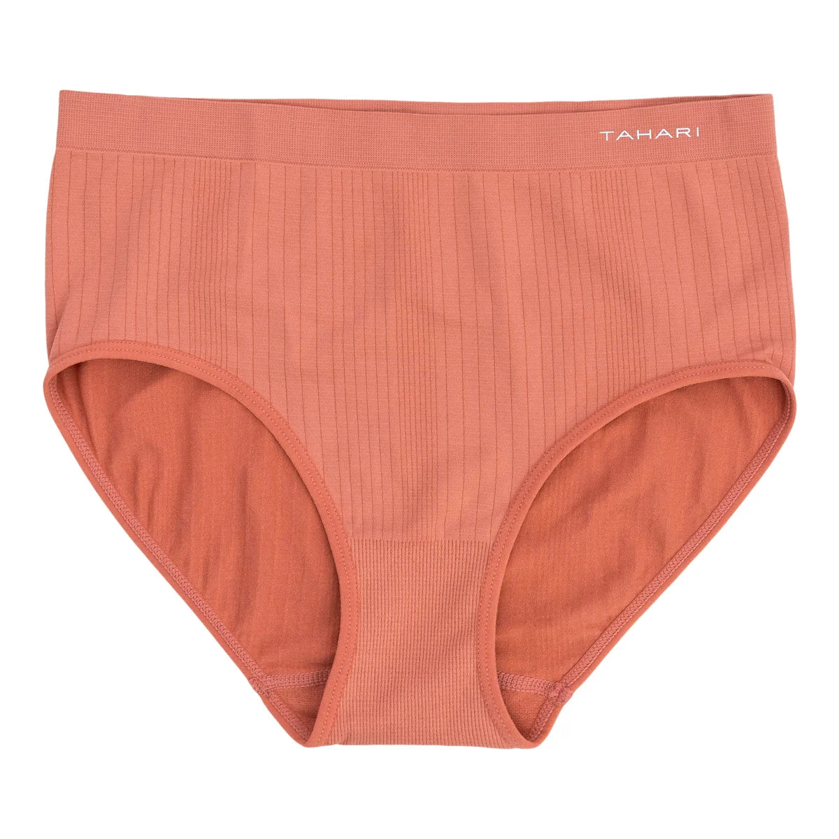 Tahari Women's Seamless Ribbed High Waisted Briefs, 5-pack
