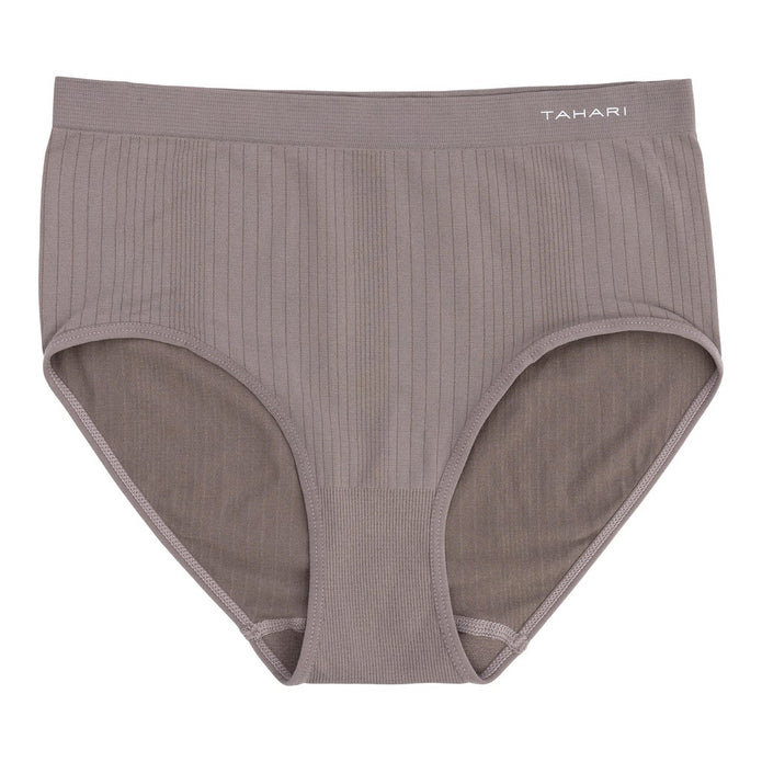 Tahari Women's Seamless Ribbed High Waisted Briefs, 5-pack