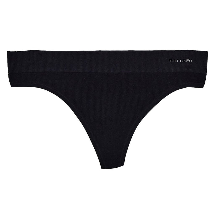 Tahari Women's Seamless Jacquard Thong, 5 pack