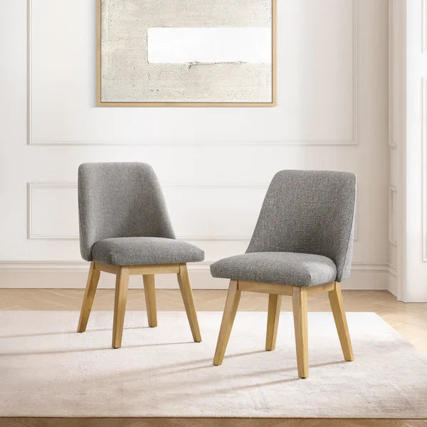 Aiden & Ivy Destin Fabric Dining Chair, 2-pack