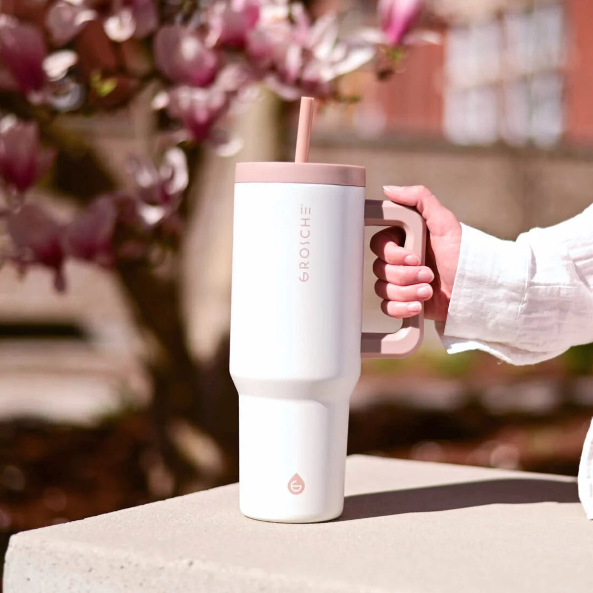 Grosche Aspen 1.2 L (40 oz) Stainless Steel Tumblers, 2-pack