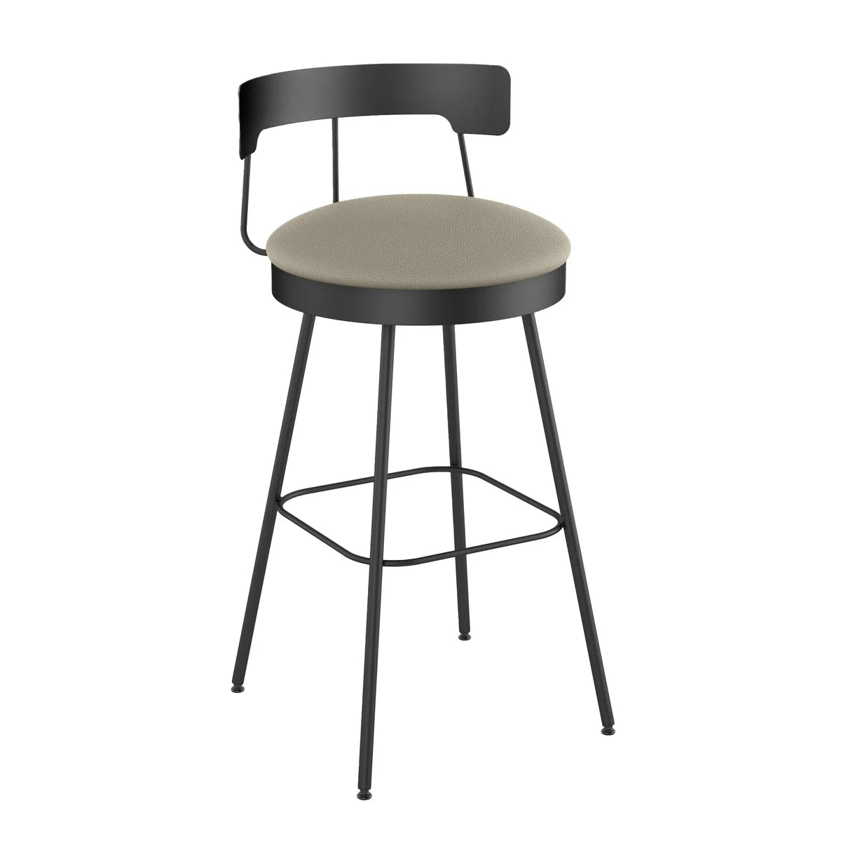 Amisco Monza Beige Bar or Counter Stool