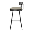 Amisco Monza Beige Bar or Counter Stool