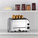 Dualit 4 Slice Polished Toaster with Cage
