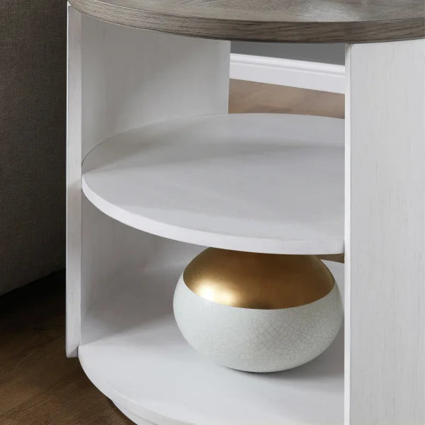 Flexsteel Melody Round End Table