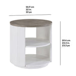 Flexsteel Melody Round End Table