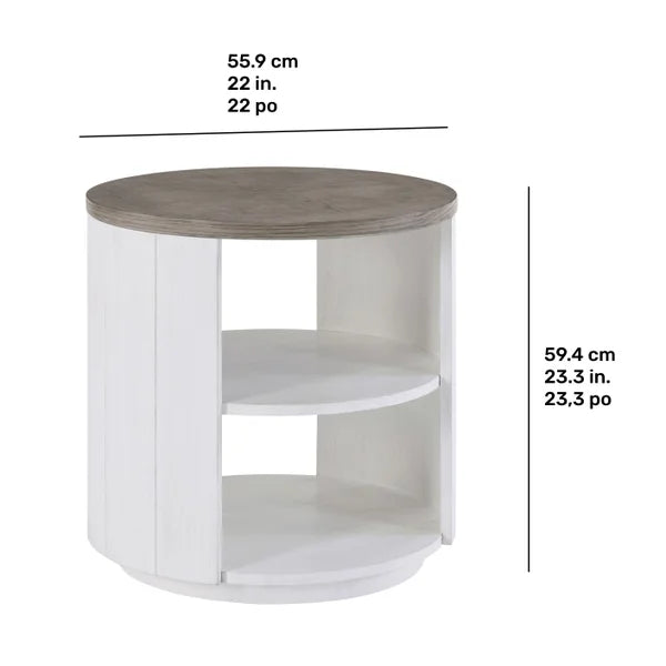 Flexsteel Melody Round End Table