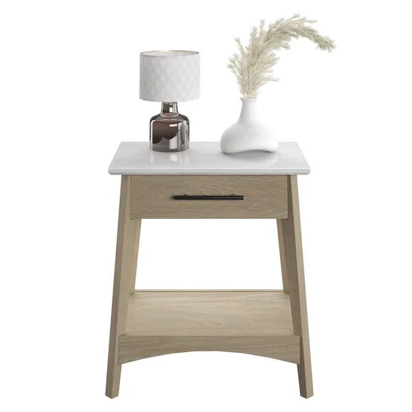 Tresanti Eileen Marble Stone Top Side Table