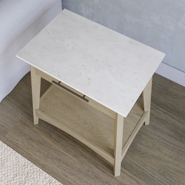 Tresanti Eileen Marble Stone Top Side Table
