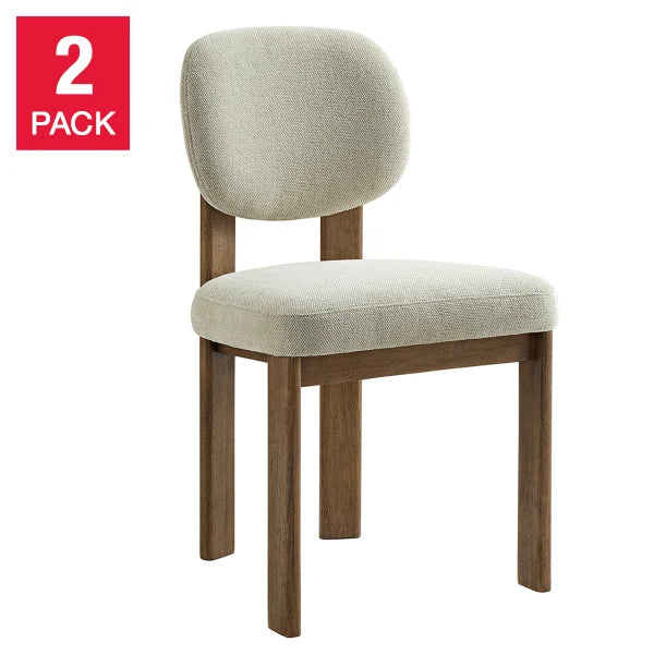 Pike and Main Trivoli Fabric Dining Chair, 2-pack