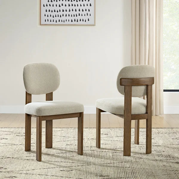 Pike and Main Trivoli Fabric Dining Chair, 2-pack